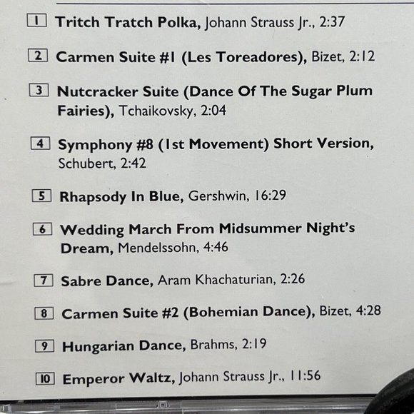 Listener's Choice - The Best of Classical Favorites Volume 1 - Music CD - - - - Picture 3 of 6